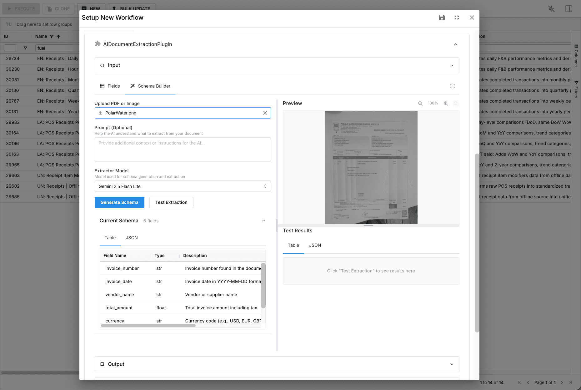 VAL Lens Document Processing