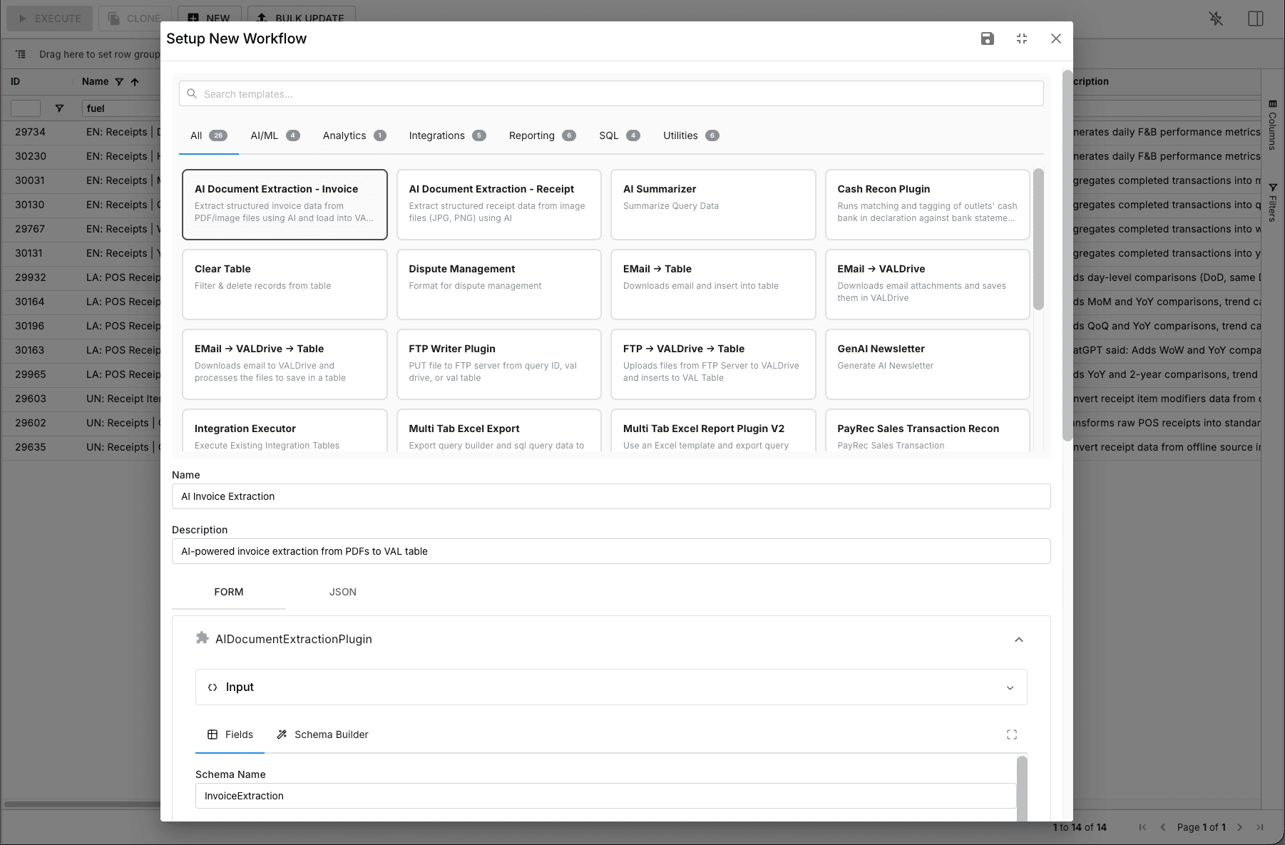 VAL Workflow Overview